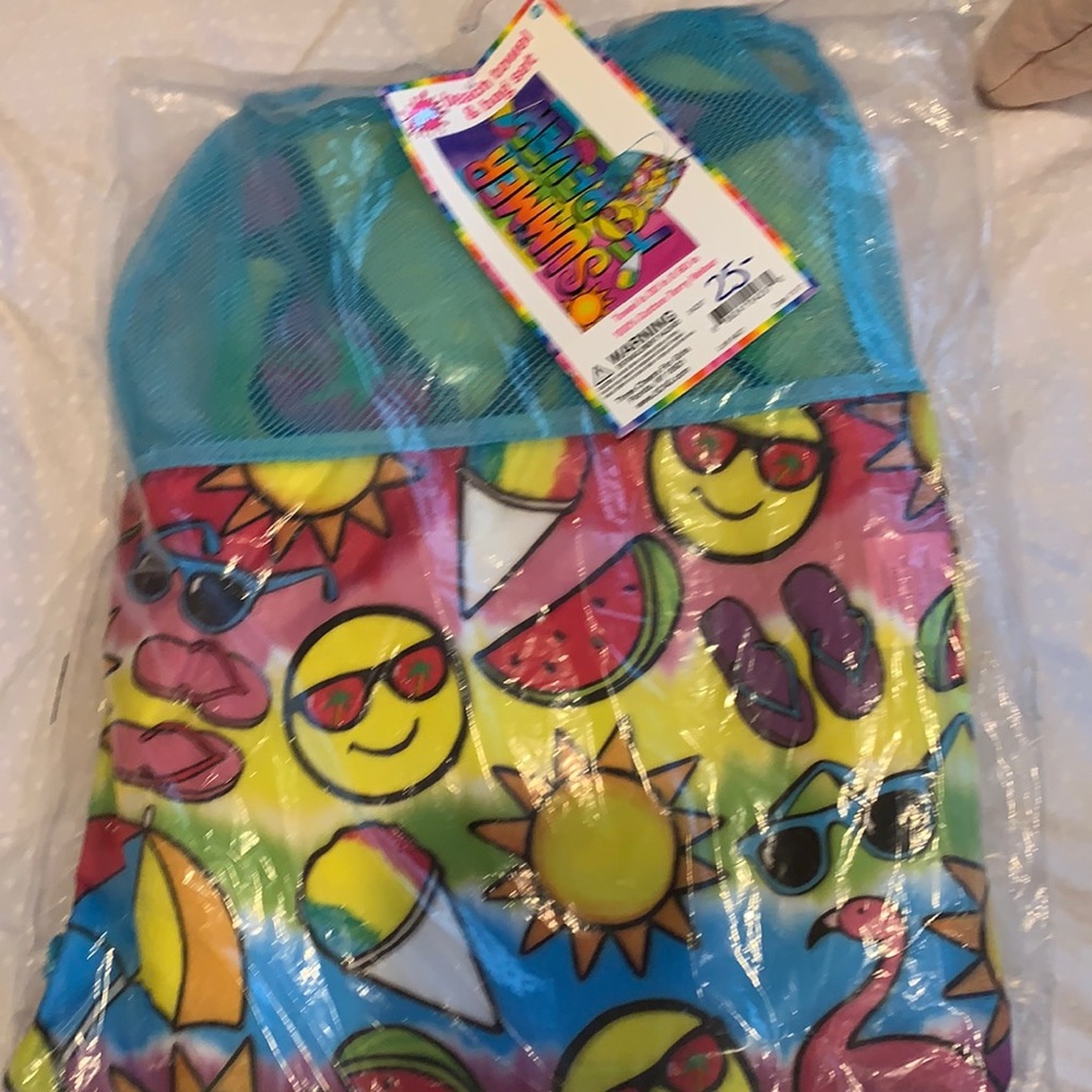 Beach Towel and String Bag Set